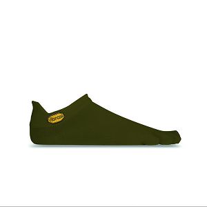 Vibram No Show Green Womens 5toe-socks | India-970415